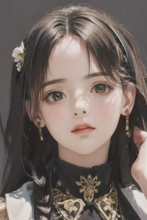 <(masterpiece, realistic:1.3), (extremely intricate:1.2)>, portrait of a girl, (face:1.2),detailed eyes, black hair, <lora:cnGirlYcy_v10:0.95>