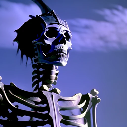 a ((((skeleton))) in the 80s darksoul style