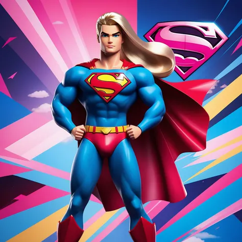 cartoon, (anime syle:1.5), crazy effects, barbie and superman
<lora:xl_more_art-full-beta1:0.7>