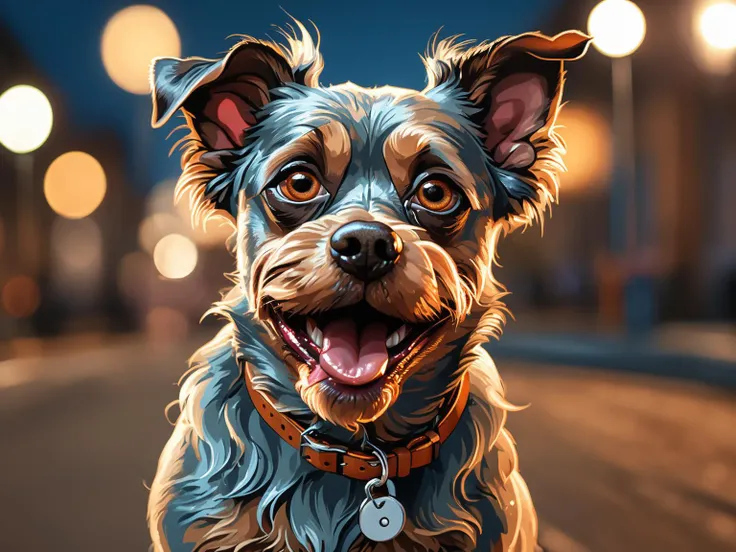 cartoon, (illustration:1.2),
Raw photo, 8k uhd, dslr, soft lighting, high quality, film grain, Fujifilm XT3,
The ugliest dog, Breathtaking, 8k resolution, extremely detailed, establishing shot, artistic, hyperrealistic, dynamic lighting, masterpiece, light brazen, extremely detailed 
<lora:xl_more_art-full-beta2:1.0>