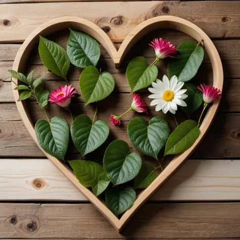 (heart:1.2), (flowers:1.1), wood, leaves, nature,
<lora:xl_real_beta1:1>