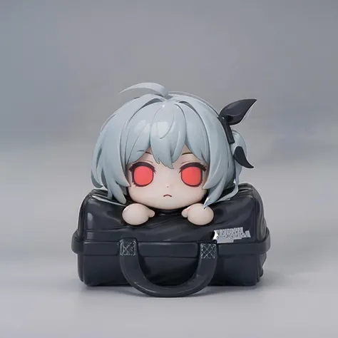ARKHR, 1girl, SKADITEA,solo, white background, simple background, looking at viewer, chibi, red eyes, bag, <lora:humanresource-pynoise:1> <lora:SKADITEA-pynoiseLoRa:1>