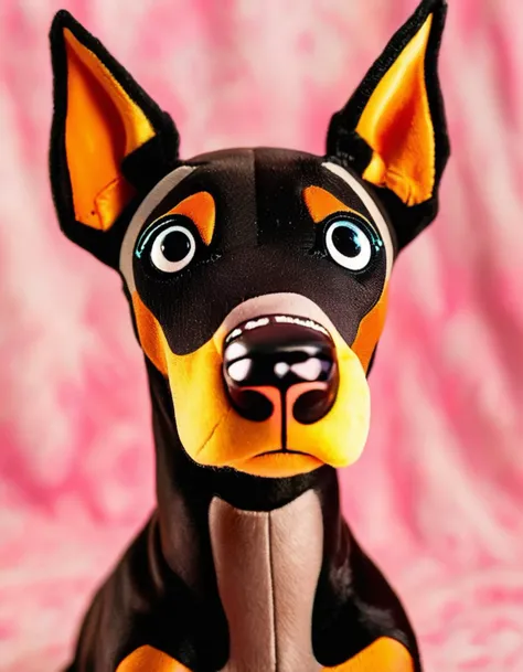ral-plsy, Kodak Ektar, Doberman Pinscher, the Doberman Pinscher is Dreamy, <lora:ral-plsy-sdxl:1>, radiant, fertile, imposing, inspired, highly complex, beautiful detailed, vibrant, highly color focused, perfect background
