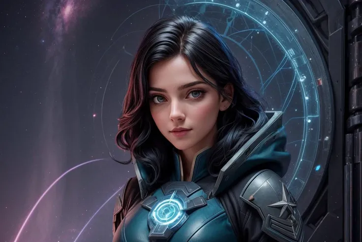 ((art by Brian Stelfreeze  ))  lucillaj-150  as   ((small breasts, young girl , slender body, )) (( Elara "Starwing" Darrow (Resistance Communications Specialist): Elara Darrow, a skilled and resourceful communications specialist for the Resistance, embodies the spirit of information and connectivity. Her short, spiky dark blue hair reflects her no-nonsense and efficient approach to her work. Her bright teal eyes, sparkling with intelligence, mirror the ingenuity she brings to maintaining the Resistance's vital communications network. Elara's Resistance uniform, adorned with the emblem of the Resistance, symbolizes her dedication to the cause. At her side, she carries a datapad, a tool she uses to keep the lines of communication open across the galaxy. As she navigates the webs of data and information, Elara becomes a celestial communicator, her every action ensuring the Resistance remains a cohesive force in the fight against tyranny.  ))  , she  The Naughty Nurse: Wearing a revealing nurse costume, she playfully tends to her "patient" while leaving little to the imagination    and she is  Confident, Eyes that meet the viewer directly, a slight smile, and a relaxed posture  ,   perfect body proportions,   realistic skin details  BREAK,  ultrasharp, ultradetailed, perfect quality, masterpiece, intricated details, ultra clear,  <lora:add_detail:0.7>, <hypernet:sxzBloom_sxzBloom:0.3>,  detailed skin perfectly detailed face, sharp face,  altar  in background