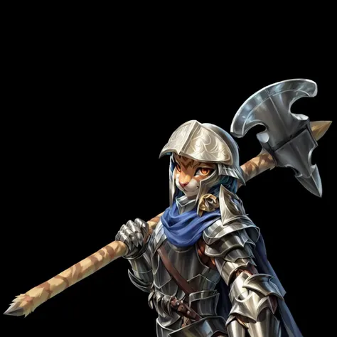 uploaded on e621, furry , clothed,  (male anthro cat), orange eyes looking down, standing, solo, ((detailed texture)),  gladiator arena,  smiling,  (battlefield), (plate armor ((knight armor))), (shoulder armor, leg armor), tabby cat pattern fur, cat, dawn, shaded, dim environment, (art by chunie, (drakgem), ((rakisha)), (kontanagamori)), (front view), looking pleasured, [simple background], detailed pupils, masterpiece artwork, caustics, rim lighting, single light source, sharp shadows, solo portrait, (digitgrade, toe claw), (kemono), by inessa garmash, greg rutkowski, pino daeni, ruan jia
