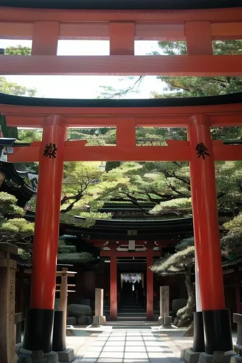 perfect face a large red tori tori tori tori tori tori tori tori tori tori tori tori tori tori tori tori tori tori, centered torii gate, near a japanese shrine, torii in the background, inspired by Torii Kiyonobu I, japanese torii in a moutain, inspired by Torii Kiyomitsu, inspired by Torii Kiyonaga, inari shrine