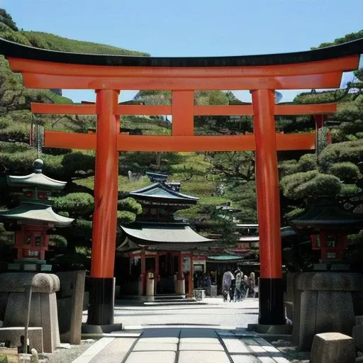 a large red tori tori tori tori tori tori tori tori tori tori tori tori tori tori tori tori tori tori, centered torii gate, near a japanese shrine, torii in the background, inspired by Torii Kiyonobu I, japanese torii in a moutain, inspired by Torii Kiyomitsu, inspired by Torii Kiyonaga, inari shrine