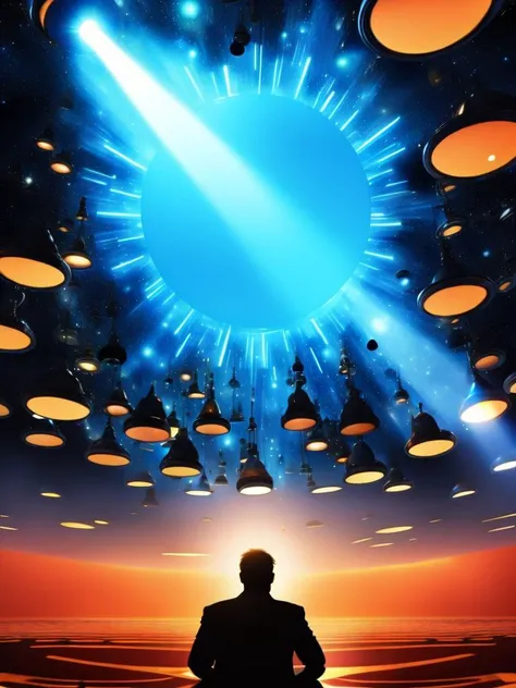 <lora:TerryGilliam:1>Real life anti hero, pathetic, narcissistic nightmare projections, thoughts of insanety visualization, dramatic light, by Terry Gilliam,
