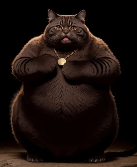 an award winning photograph of a (chonky cat:1.1), detailed, trending on artstation
