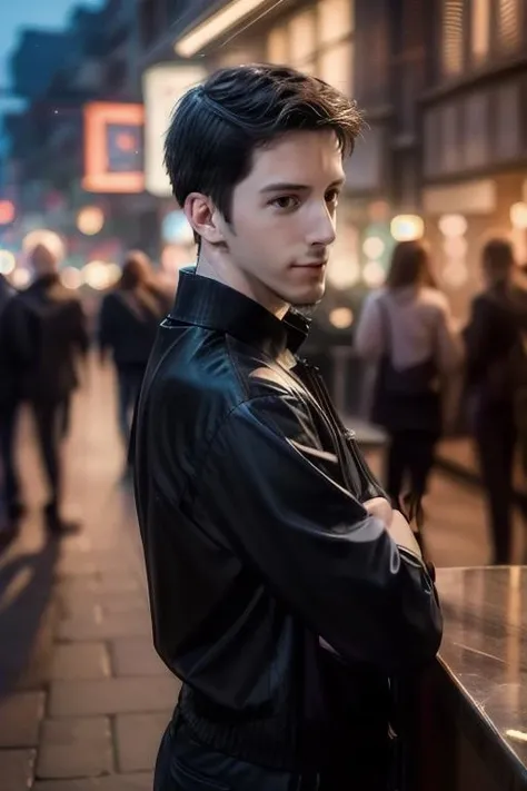((masterpiece)),((bestquality)),8k,high detailed,ultra-detailed,depth of field,wide angle,model,adult,tall,glowing  neon  lights,rim  light,
1boy,<lora:Bruno_Lora:1>,bruno,handsome_face,real skin texture,male focus,solo,finely sculpted hands,straight hair,Short_hair,looking back,from the left,(Full_shot:1.4),
naughty,all  fours,hand  on  forehead,arm  hug,thick  eyebrows,(beard:1.45),realistic,<lora:add_detail:1>,<lora:muscle_slider_v1:-0.25>,<lora:weight_slider_v2:-0.25>,