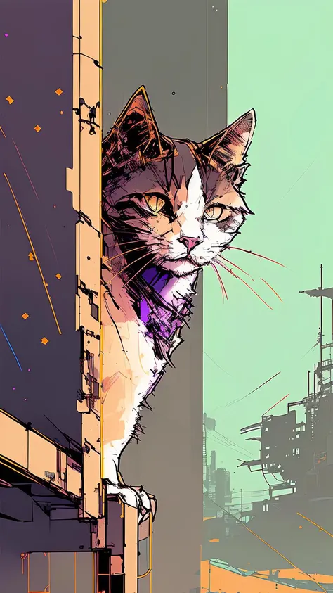 nvinkpunk,a cat near window, <lora:zoom_slider_v1:-5>