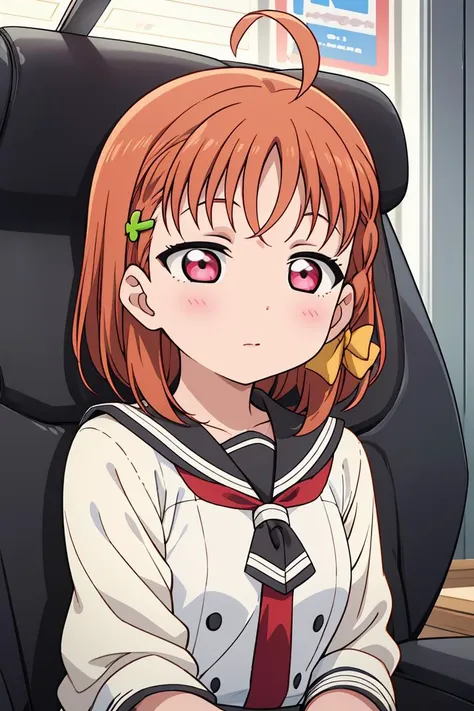 (masterpiece, best quality), 1girl,  <lora:chika-lovelive:1> chika takami