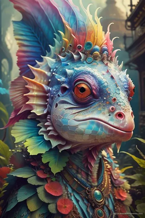 <lora:Fancy animal portraits v2:1> aquatic