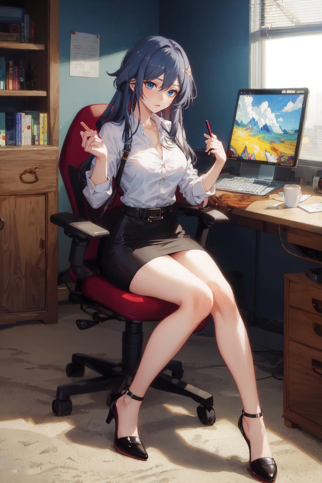Honkai Impact 3rd-Fu Hua-Rustic Noir| 崩坏三-符华-玄衣素裳 v1.0