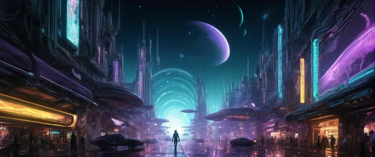 slim stature has a hourglass figure and has Luscious and Shapely and Wide hips , purple eyes Asian Taiwanese , overknee heels with a futuristic sci-fi wetsuit with iridescent accents emphasising the female body, Euphoric and Joyful laughing, (perfect teeth:1.5) ,
barren wasteland, , a town in the style of asimovian, Romanesque, retro-futuristic, domed cathedrals, night sky, stars, galaxy, one big clouds, and rainbow,, , (Zoomed in, close shot, focus on face profile:1.3) , ((looking to camera)), bach arch pose, intricate face, perfect face, perfecteyes eyes, perfect eyes, perfect hands, perfect feets, perfect teeth, <lora:add-detail-xl:1.5> ,
(at a crossing) in a a neon lit cyberpunk town in the style of a mix between sunbeam Bokeh Panorama and Motion Blur , , biopunk with fluid detail in the style of Chris Foss and and soft lighting Bokeh Panorama and Swirl Bokeh , , space age with intricate detail in the style of John Berkey between we are indside of a drug store which is built and decorated in the mixed style of a mix of space age and biopunk with intricate detail in the style of Ian Miller and a mix of retrofuturism and biopunk with smooth detail in the style of John Berkey and we are outside of a theatre which is built and decorated in the mixed style of a mix of apocalyptic and space age with fluid detail in the style of Michael Whelan and soft lighting Lens Flare and high contrast , , dystopian with intricate detail in the style of Syd Mead and oil painting , cinematic lighting and rossdraws global illumination high contrast and Radial Blur and Depth of Field Blur , , fluid Virgil Finlay
((photo raw)),
