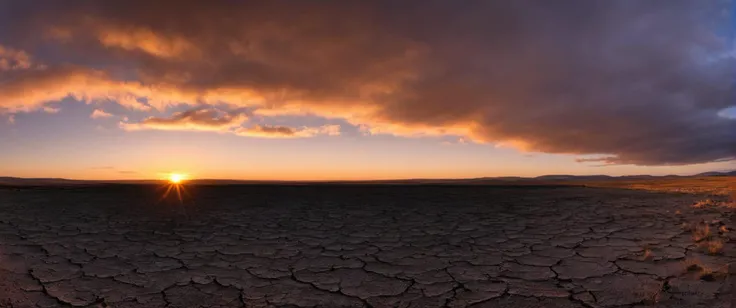 barren wasteland 
sunset, very few but big clouds, godrays 
        photo raw, perfect eyes, perfect hands, perfect feets, <lora:add-detail-xl:0.5>,