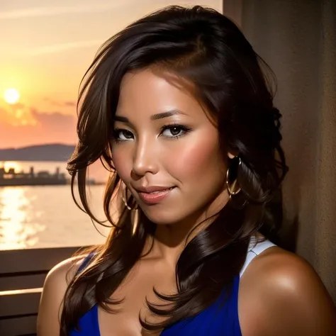 ((1girl)), portrait of Michaela Conlin,dungeon, darker skin, (masterpiece, extremely detailed skin, photorealistic) , <lora:MichaelaConlin:1>