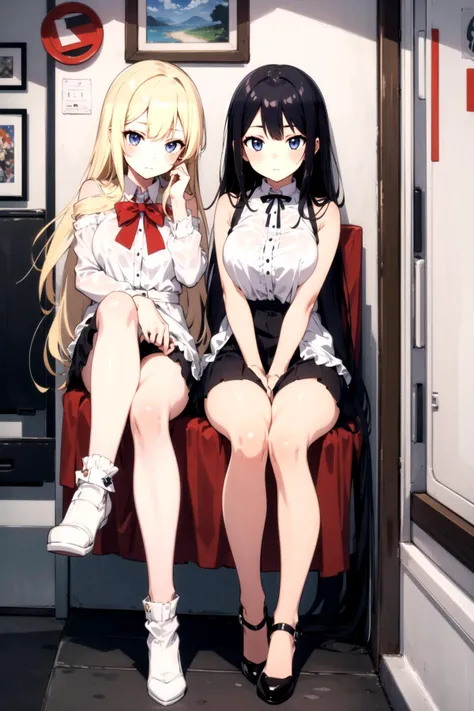 insanely detailed, absurdres, ultra-highres, ultra-detailed, best quality
BREAK
slender, kawaii, petite, perfect symmetrical face, ultra cute girl, ultra cute face, ultra detailed eyes, ultra detailed hair, ultra cute, ultra beautiful
BREAK
1girl, (long hair | very long hair), full body, pencil miniskirt dress, bare shoulders, huge breasts
BREAK
embarrassed
BREAK
(implied pantyshot:1.4), sitting
BREAK
flat, flat colors, 2D, (anime:1.2)
BREAK