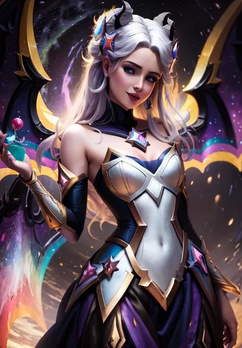<lora:star_guardian_Morgana:0.8>, star_guardian_Morgana, solo, smile,, (masterpiece, best quality, absurdres, detailed, ultra-detailed:1.3)
