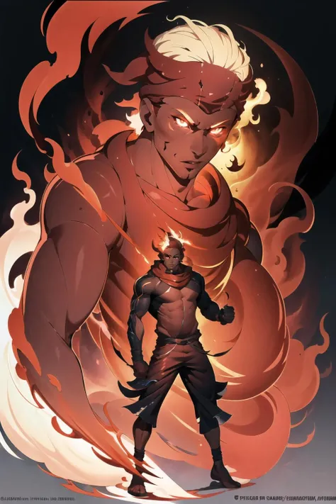 Highly detailed, High Quality, Masterpiece, beautiful, solo, susanoo, ((inside a glowing giant)), aura surrounding, glowing eyes,  smoke, flare, electricity, plasma, <lora:Pos_Susanoo:1>, Ricardo, red bandana on the head, <lora:Char_Sigmas_RicardoMilos:0.9>, full body,