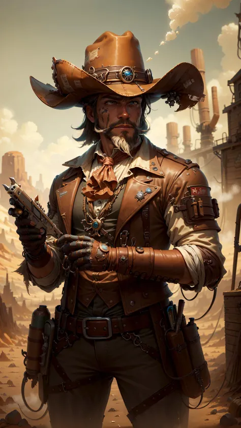 <lora:CattlePunkAI:.8> cattlepunkai penguin cowboy, messy environment, hyper detailed