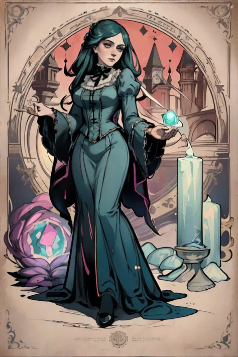 there is a (plump and curvy) (beautiful aroused older Peruvian) ((goth grandmother)) with (long curly vermilion hair) standing against bookshelf with (panting erotic expression with hand over vulva) in a sewing room with ((mess of herbal joints and semitas pastry and yarn beside her)) on desk, (wearing open embroidered dramatic luxurious robe exposing (very small hanging flat breasts) with dark areolas and freckles), (wearing stacked turquoise jewel necklace), (wearing long striped socks with slippers), (copious stick incense burning in background), (hanging overgrown potted cannabis sativa plants), (visible hairy pubes), (detailed perfect aroused vulva), (realistic visible stretch marks and cellulite), (cat outside of window)