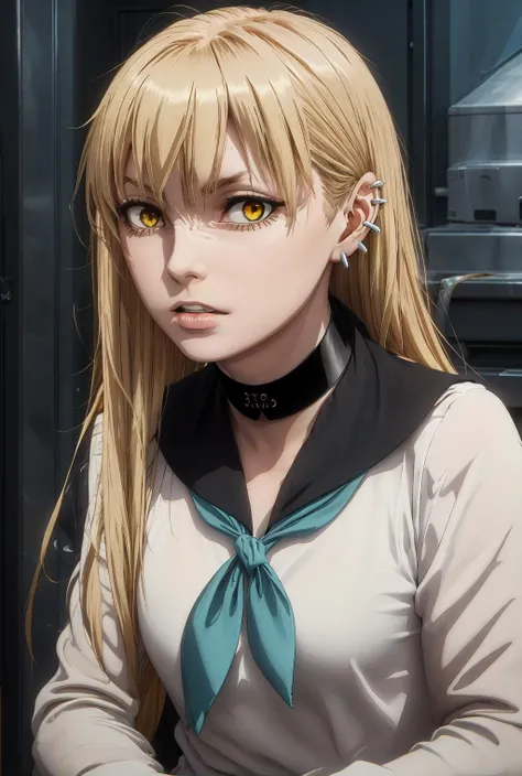 Guideau,blonde hair,yellow eyes,long hair,ewelry,earrings,piercing,choker,ear piercing,bangs,hair between eyes,black choker,sidelocks,stud earrings <lora:Ðидо(Guideau,blonde hair,yellow eyes,long hair,ewelry,earrings,piercing,choker,ear piercing,bangs,hair between eyes,black choker,sidelocks,stud earrings):0.7>,<lora:ÐомаÑи OreGairu(aakomachi,short hair,ahoge,black eyes,hairclip,x hair ornament(serafuku,sailor collar,aqua neckerchief,white shirt,long sleeves,aqua skirt):0.7>,serafuku,sailor collar,aqua neckerchief,white shirt,long sleeves,aqua skirt, 1girl, in full growth, best quality, masterpiece, good quality