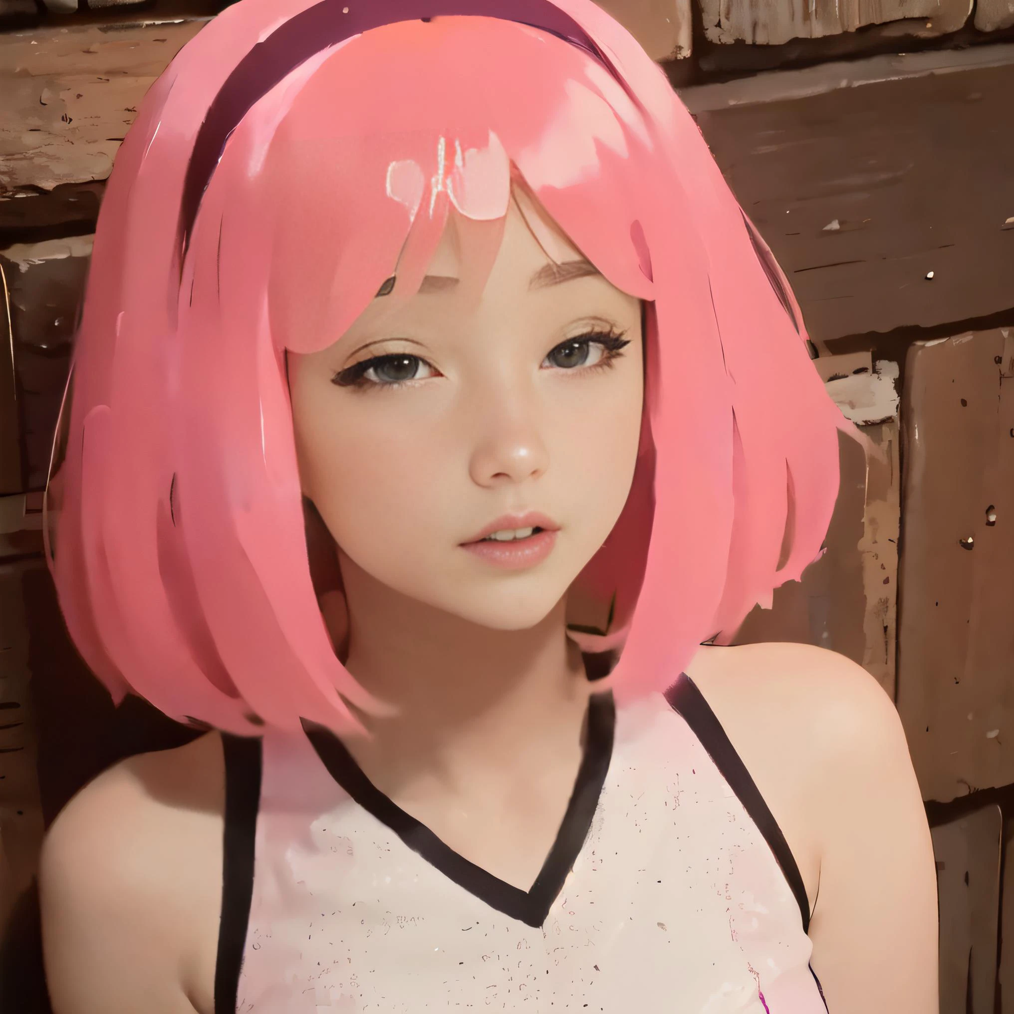 (masterpiece:1.2), (best quality:1.2)(intricate details)1 girl, <lora:Perso stephanie_V2:1> stephanie,pink hair,pink wig