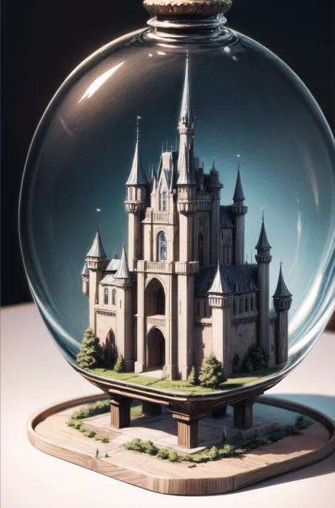 masterpiece, best quality, a glass jar with a castle inside of it, beautiful render of a fairytale, golden miniatures, fantasy cityscape, enchanted dreams, beautiful art, <lora:add_detail:0.8> <lora:background_detail_enhanced_simplified:0.8> <lora:more_details:0.8>