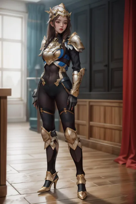 8k,highres,absurdres,masterpiece,best quality,original,extremely detailed CG,extremely detailed wallpaper,perfect lighting,<lyco:GoodHands-beta2:1>,
1girl,solo,blurry_background,looking_at_viewer,standing on the stage,
<lora:ARM+HXArmour-051:0.7>,HXARMOUR,