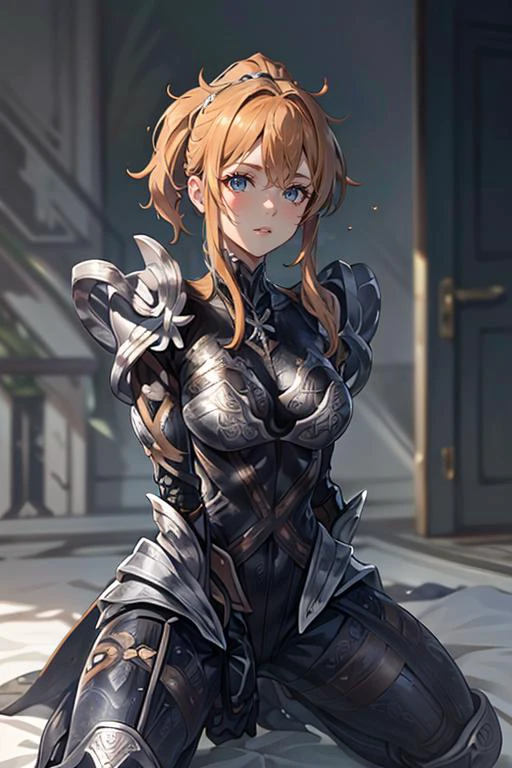 <lora:HXarmour_027:0.9>,mountain,Crouching down,, hxarmour,1girl,(orange armour:1.3),, ultra-detailed,extremely delicate and beautiful,(by exquisite colors block),masterpiece,best quality,unreal engine 5 rendering,movie light,movie lens,movie special effects,detailed details,HDR,UHD,8K,CG wallpaper,