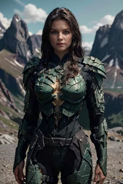 <lora:HXarmour_074:0.7>,mountain,royal pose,, hxarmour,1girl,(green armour:1.3),, ultra-detailed,extremely delicate and beautiful,(by exquisite colors block),masterpiece,best quality,unreal engine 5 rendering,movie light,movie lens,movie special effects,detailed details,HDR,UHD,8K,CG wallpaper,