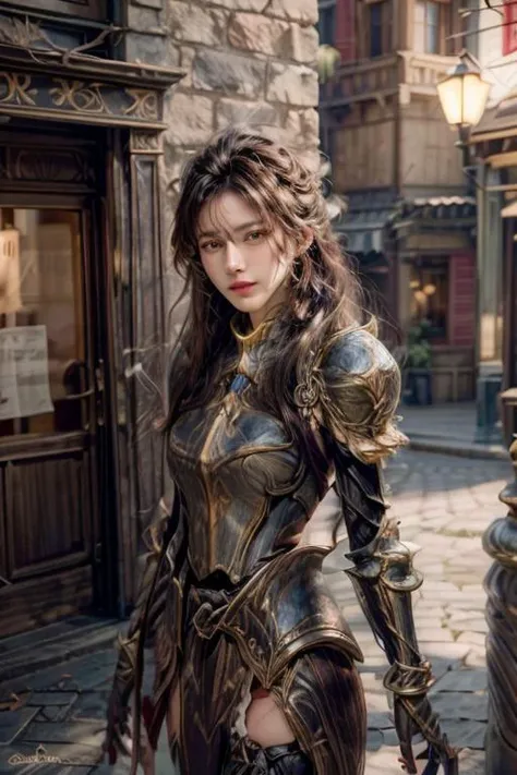 ((beautiful fantasy world:1.8)), ((masterpiece)), ((best quality)), 8k, high texture resolution, epiCPhoto OverallDetail <lora:add_detail:0.5> <lora:more_details:0.5> <lora:pytorch_lora_weights(1):0.6><lora:picxer_real:0.7> <lora:HXarmour_075:1> HXarmour SkinHairDetail, hands behind back