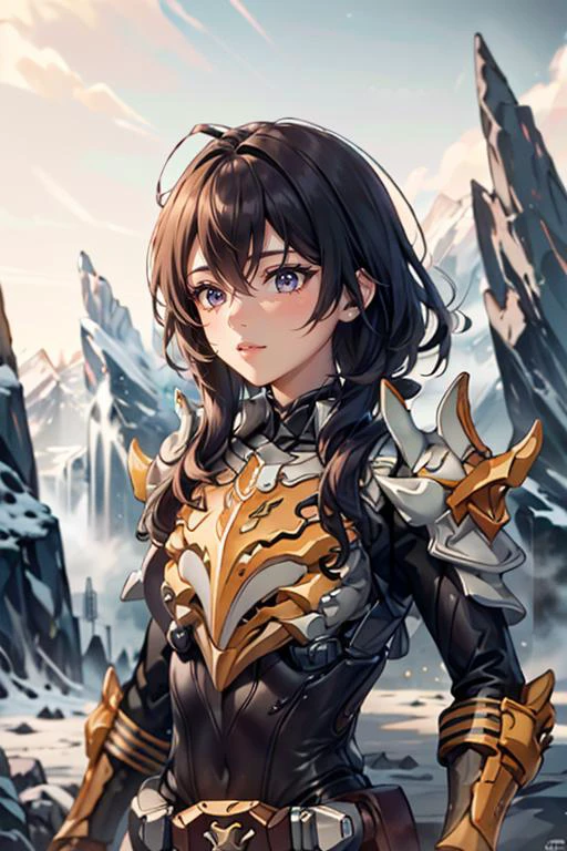 <lora:HXarmour_065:0.9>,mountain,looking up,, hxarmour,1girl,(orange armour:1.3),, ultra-detailed,extremely delicate and beautiful,(by exquisite colors block),masterpiece,best quality,unreal engine 5 rendering,movie light,movie lens,movie special effects,detailed details,HDR,UHD,8K,CG wallpaper,