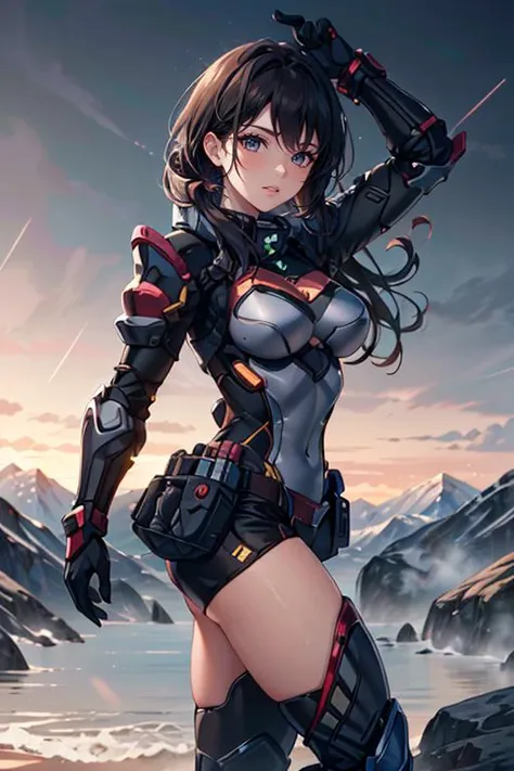<lora:HXarmour_081:0.8>,mountain,Twirl pose,, hxarmour,1girl,(red armour:1.3),, ultra-detailed,extremely delicate and beautiful,(by exquisite colors block),masterpiece,best quality,unreal engine 5 rendering, light,movie,movie specffects,detailed details,HDR,UHD,8K,CG wallpaper,