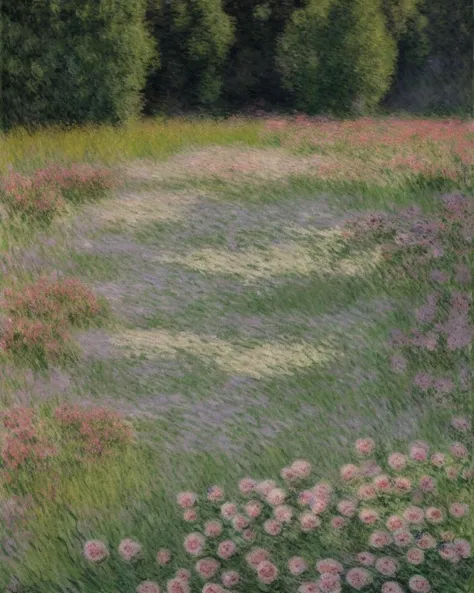 buty female, 3d, by Claude Monet