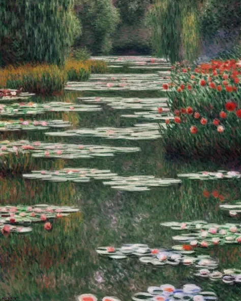 buty female, 3d, legos, by Claude Monet