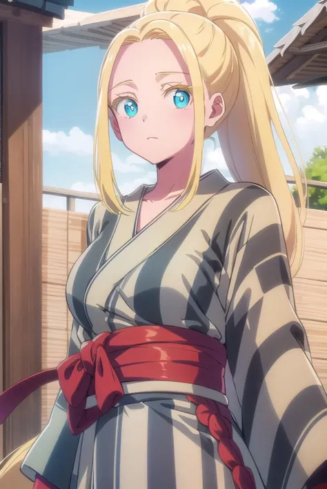 beatrixamerhauser, <lyco:beatrixamerhauserv2-lyco-nochekaiser:1>,
beatrix amerhauser, long hair, blue eyes, blonde hair, gloves, ponytail, (medium breast:1.2),
BREAK japanese clothes, kimono, yukata,
BREAK looking at viewer,
BREAK outdoors, onsen,
BREAK <lyco:GoodHands-beta2:1>, (masterpiece:1.2), best quality, high resolution, unity 8k wallpaper, (illustration:0.8), (beautiful detailed eyes:1.6), extremely detailed face, perfect lighting, extremely detailed CG, (perfect hands, perfect anatomy),