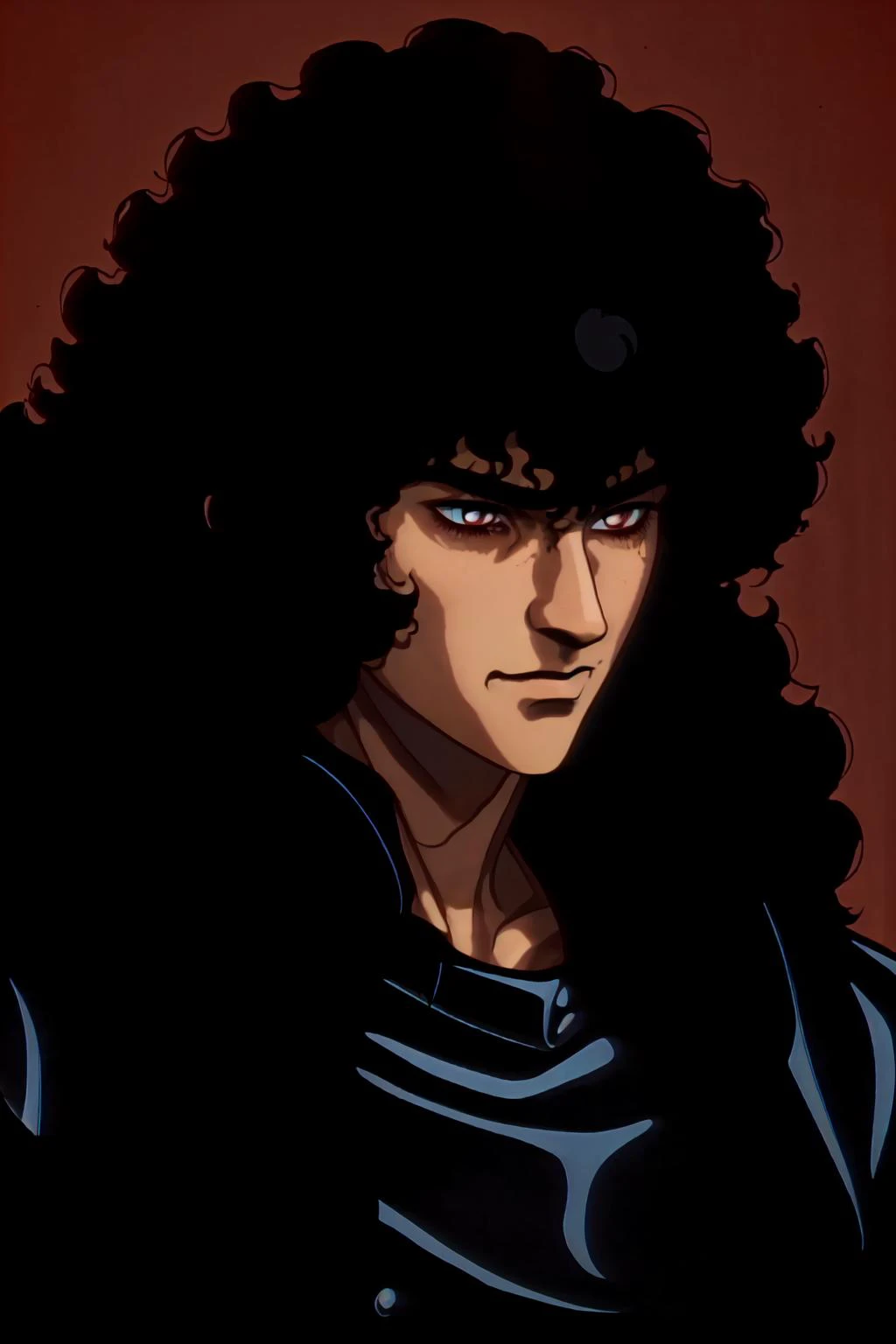 Asura, 1man, black hair, curly hair, red background, iconic,
<lora:Asura001:0.8>