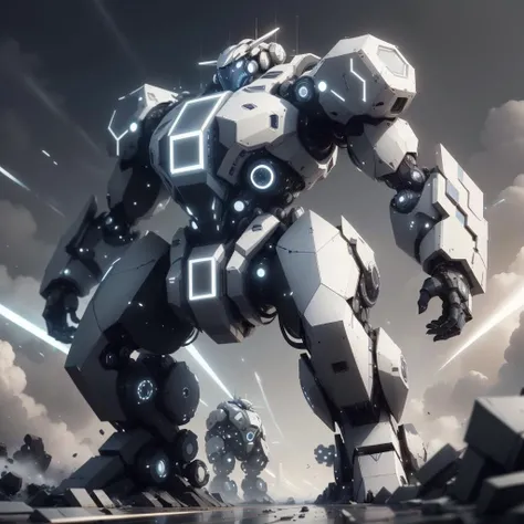 <lora:LEDarrayTech-20:0.8> , ledarraytech , scifi, geometrical , tron,
colossal battle mech , destruction,