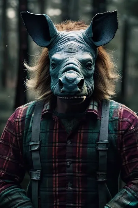 A photo portrait of a cute rhino-man hybrid as a lumberjack, during nighttime in spring, in 8k resolution.
<lora:LowRA:0.6>
