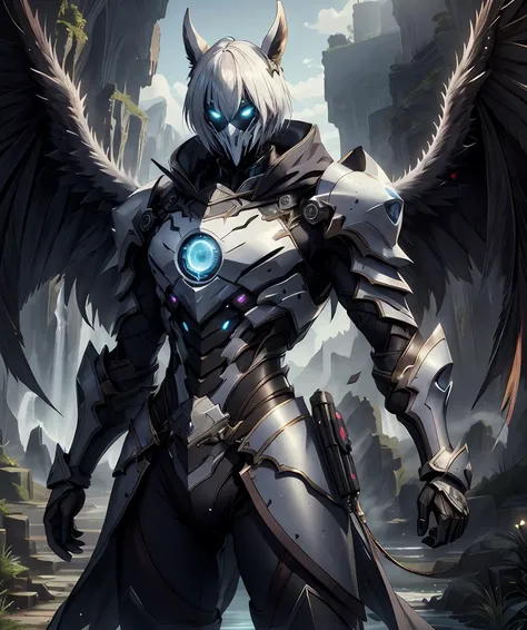 (masterpiece, best quality, HDR:1.2), slender Warrior, 1 male, fantastic background, short aqua hair, <lora:GoodHands-beta2:1>, <lora:more_details:0.25>, <lora:Fantasy_warriors_-_by_HailoKnight:0.75>