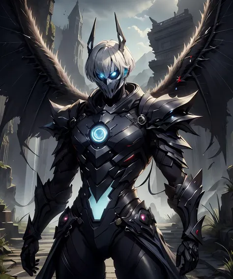 (masterpiece, best quality, HDR:1.2), slender Warrior, 1 male, fantastic background, short aqua hair, <lora:GoodHands-beta2:1>, <lora:more_details:0.25>, <lora:Fantasy_warriors_-_by_HailoKnight:0.75>