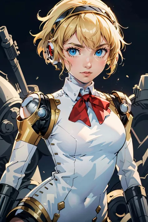 ((masterpiece, best quality))
<lora:Persona3Aigis:0.8>
Persona3Aigis, 1girl, solo, robot, blonde hair, blue eyes, Posing with arms folded