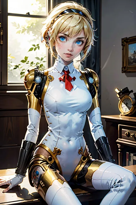 NSFW, Aegis, persona, 1Menina, female, Foco feminino, Agora mesmo, female, tilted back, vista frontal, bichano