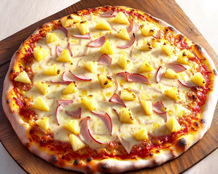 (best quality, masterpiece), pineapple_pizza, pizza, table <lora:wrong_pizza-08:1>