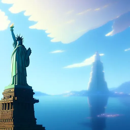 The Statue Of Liberty, by WakasaKakiage15