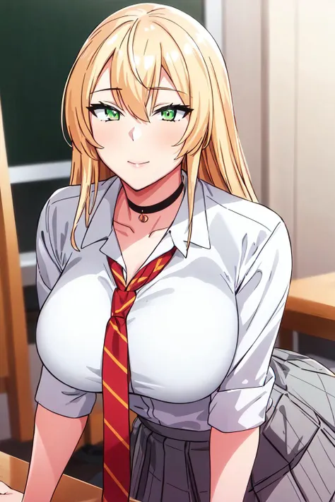 highest quality, High resolution, (huge breasts:1.2), capricious hierarchy, blonde hair, green eyes, hair intake, long hair, low-tied long hair, Glasses, blush, embarrassing, (((full nude)))big breasts, nipple, blush cheeks, breathe, Sweat, undressing, break the hetero, (hetero couple), ((Ahegao)),