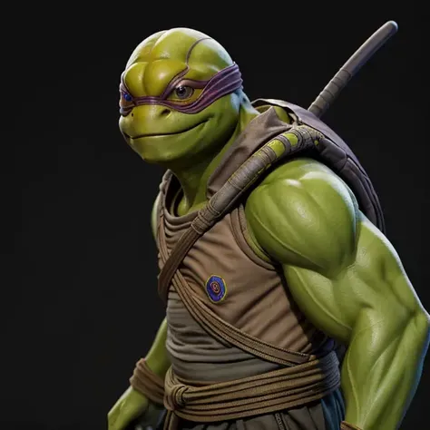 a fantz creature ninja turtle costume, dynamic composition, cinematic lighting, warm and vibrant colors, art by Sam Weber and Michael C Hayes, 8k, trending on artstation, hyper detailed, cinematic, <lora:Creature_Design2_V1:0.9>