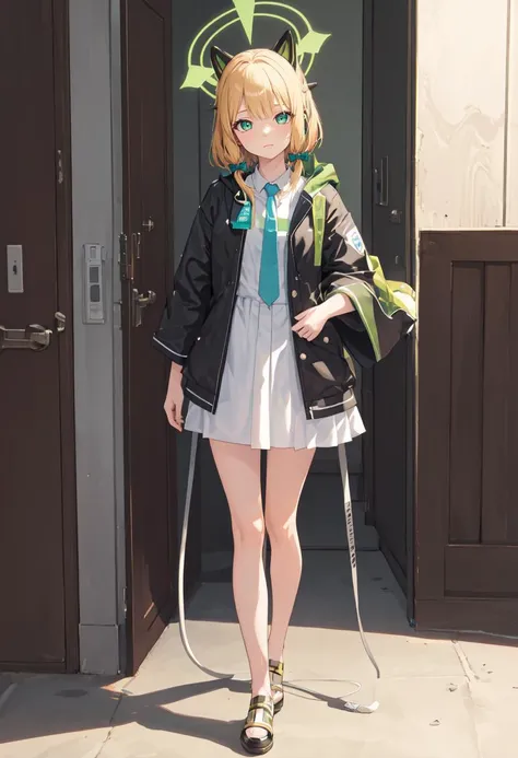 (safe:1.10), best quality, masterpiece, highres, solo, (midori_bluearchive:1.10), full body, 16 <lora:midori_bluearchive:0.80>